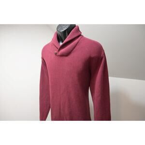 Jos A Bank Executive Collection Cowl Neck Sweater Burgundy Mens Size XL